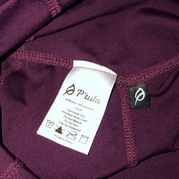 P’tula The Raenell Pocket Leggings in Black Cherry, size Small - Picture 8 of 14